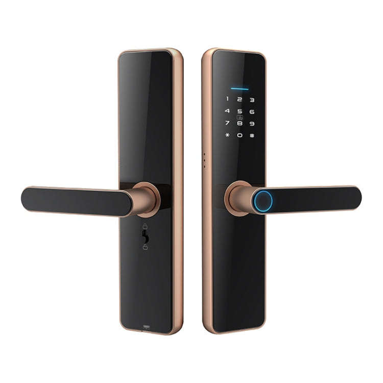 C91 Tuya Smart WiFi Password Fingerprint Electronic Door Lock, C91 Black, C91 Silver, C91 Bronze