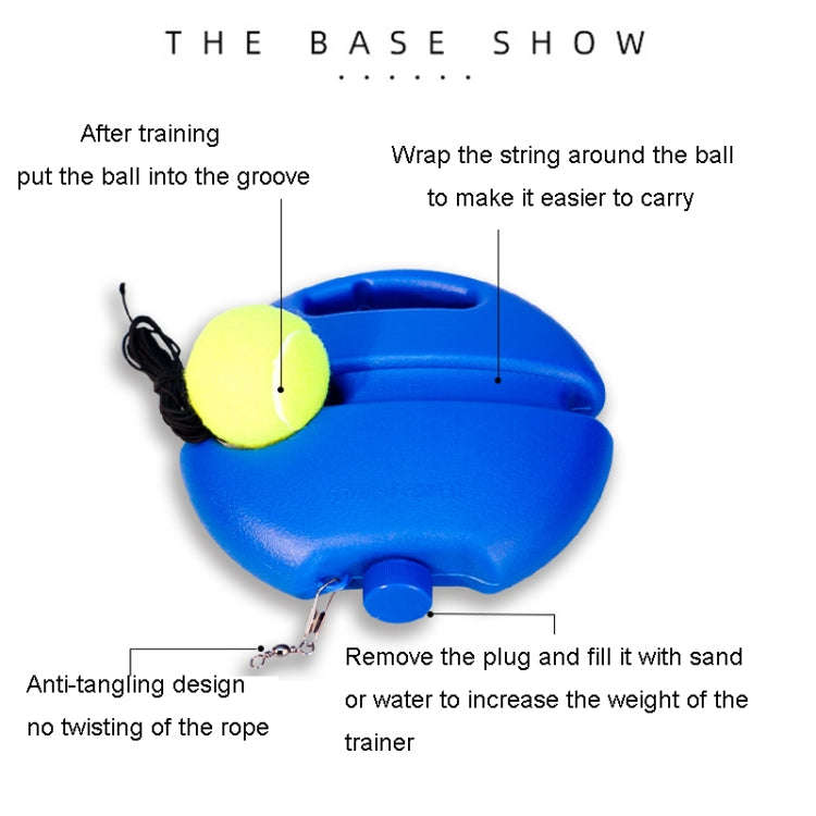 Tennis Training Device Base Set With Ball Tennis Self-Learning Rebounder