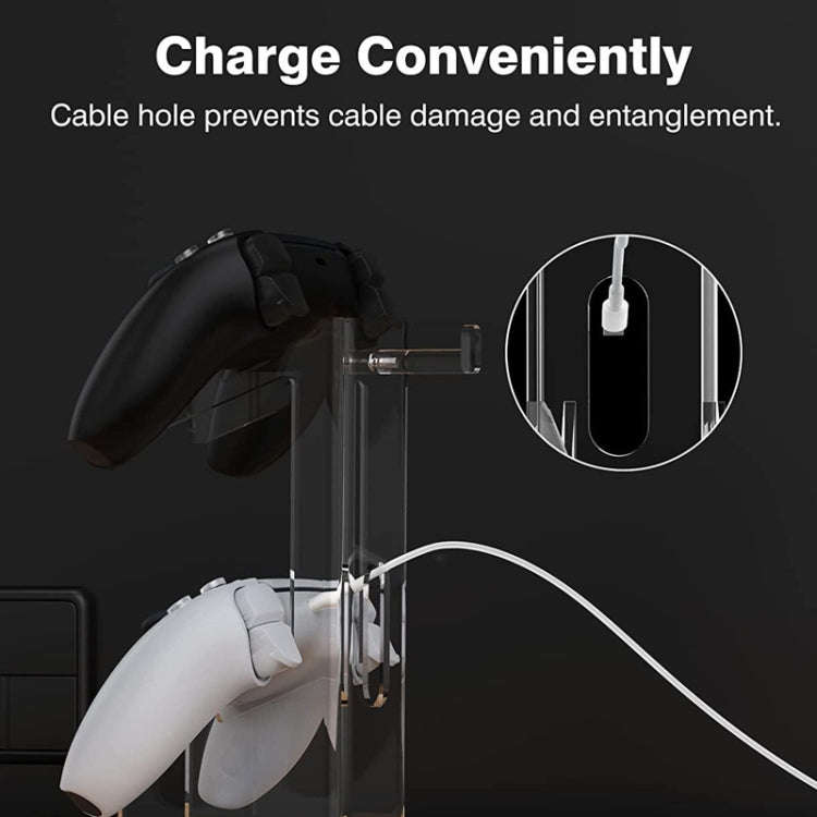 Acrylic Game Controller Display Stand Headphone Hanger, Game Controller Display Stand