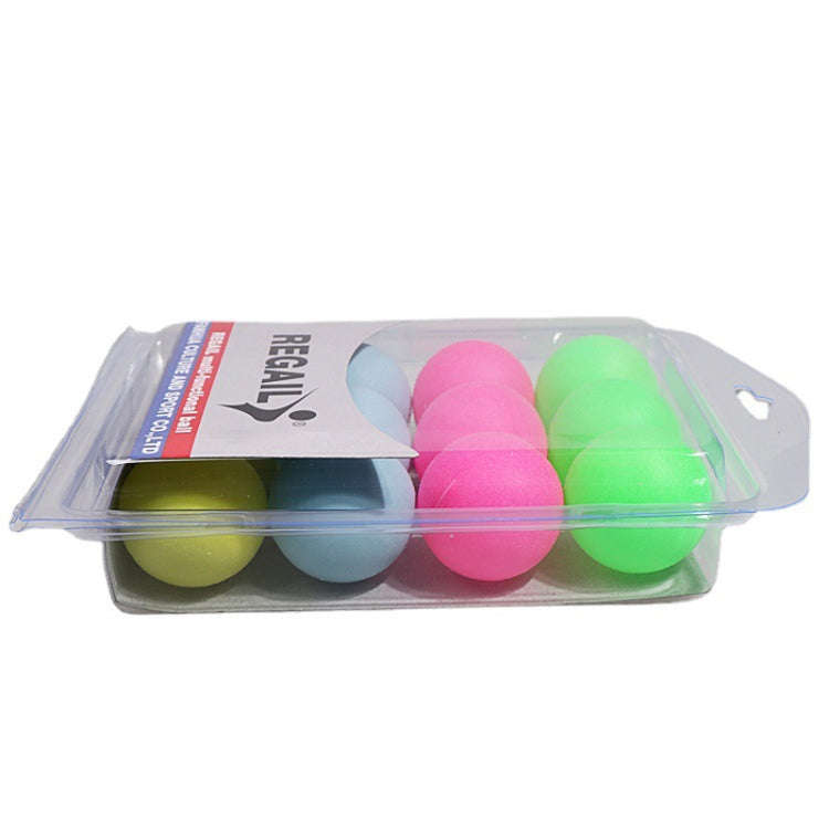 REGAIL 12pcs/box Colorful Plastic Table Tennis Balls