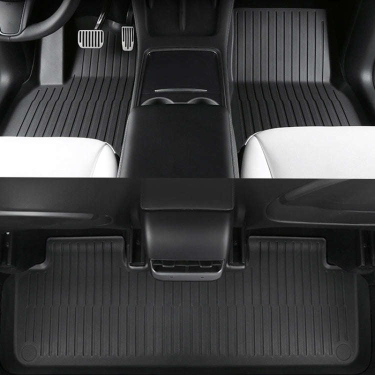 TPE Injection Car Foot Mats Interior Accessories, 3pcs /Set For Tesla Model Y, 3pcs /Set For Tesl...