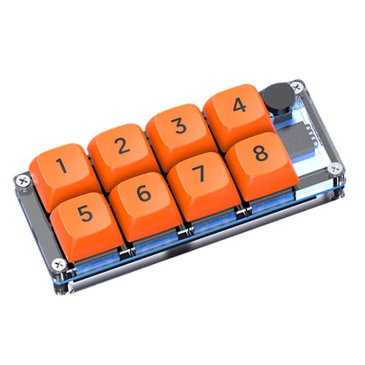 MKESPN Shortcut Macro Defined Wired Samll Keypad Single Handed Gaming Keyboard, MKESPN K806 (Whit...
