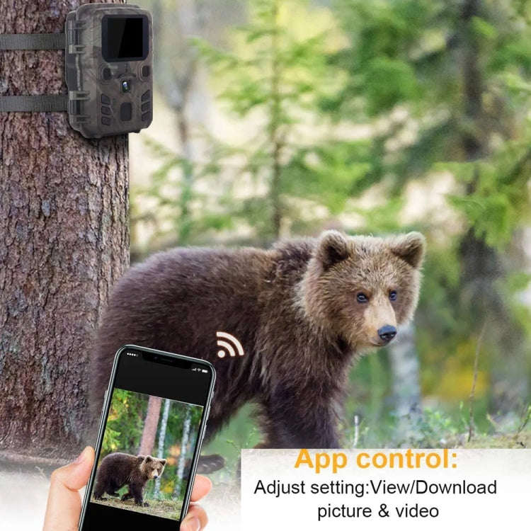 24MP+1296P WIFI+Bluetooth Infrared Night Vision Tracking Hunting Camera, WiFi301
