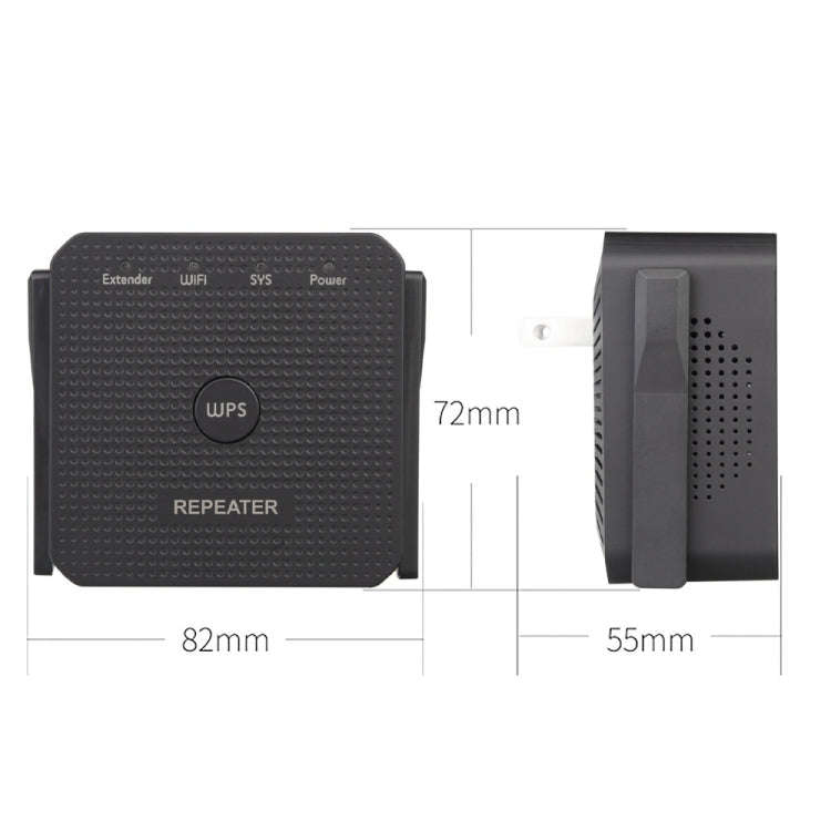 2.4G 300M Wifi Repeater Wifi Extender Wifi Amplifier With 1 LAN Port, US Plug, EU Plug, UK Plug