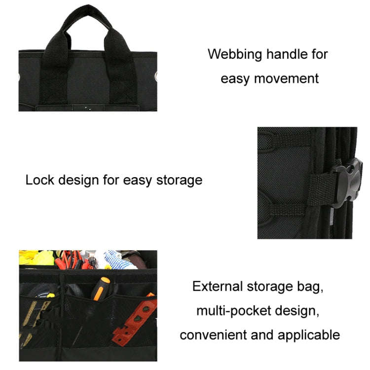 Large-capacity Folding Storage Box for Car Trunk, 90L