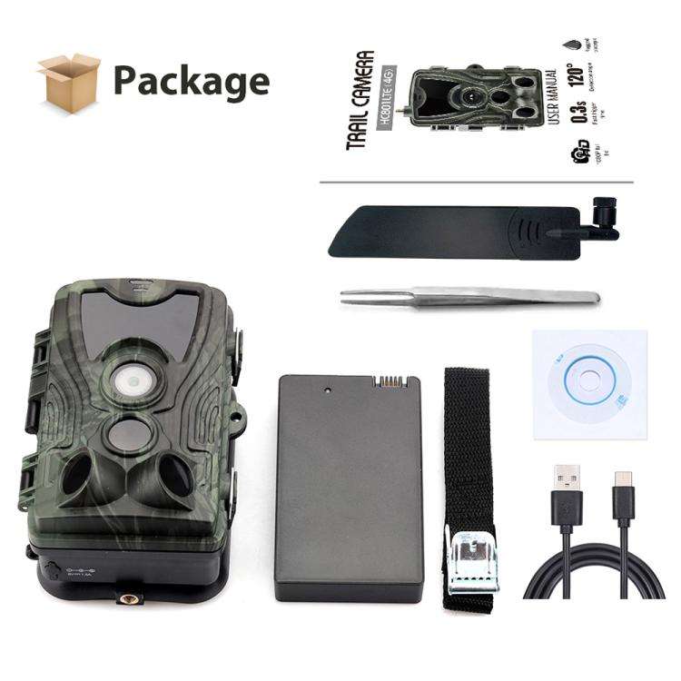 4G Outdoor Tracking Hunting Camera 5000mAh Lithium Battery Version, HC-801LTE-Li
