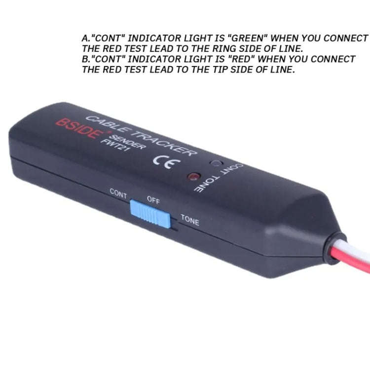 BSIDE FWT21 Network Cable Tester Telephone Wire Checker, FWT21