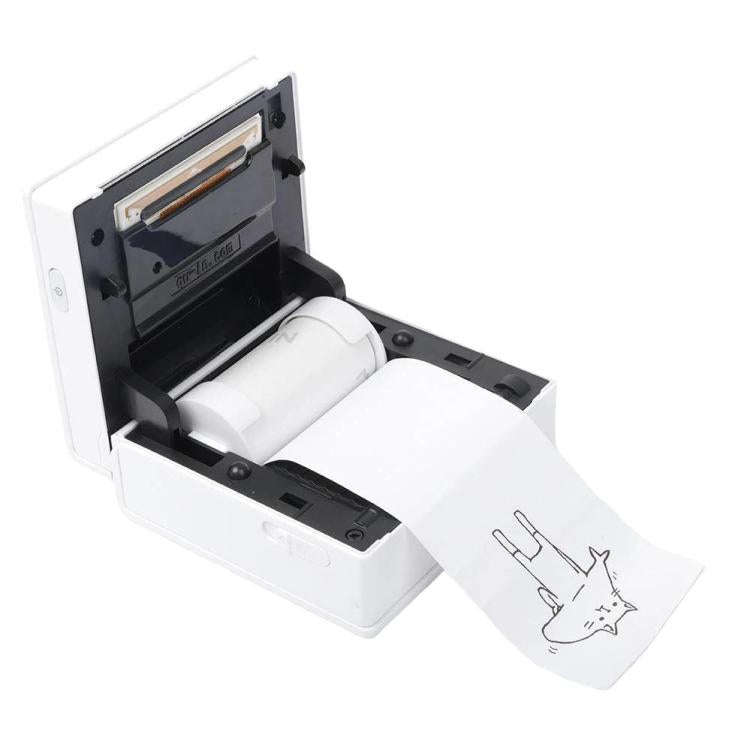 For Phomemo M02 / M02S / M02 Pro 3rolls /Pack 53mm 10 Years Black Print On White Paper Eyes Prote...