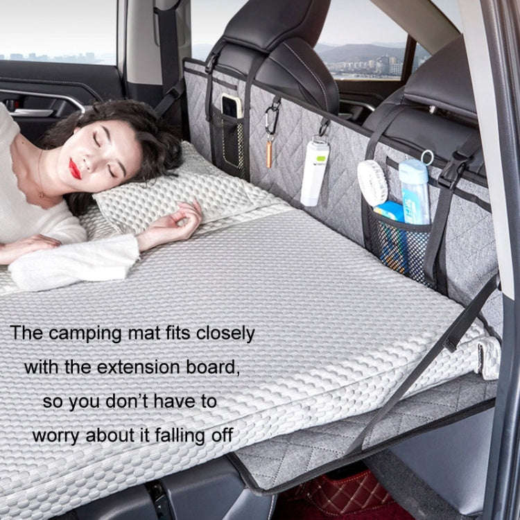 Car Camping Bed Folding Board SUV Rear Row Extension Board For Tesla, Gray, Black, Gray Embossed,...