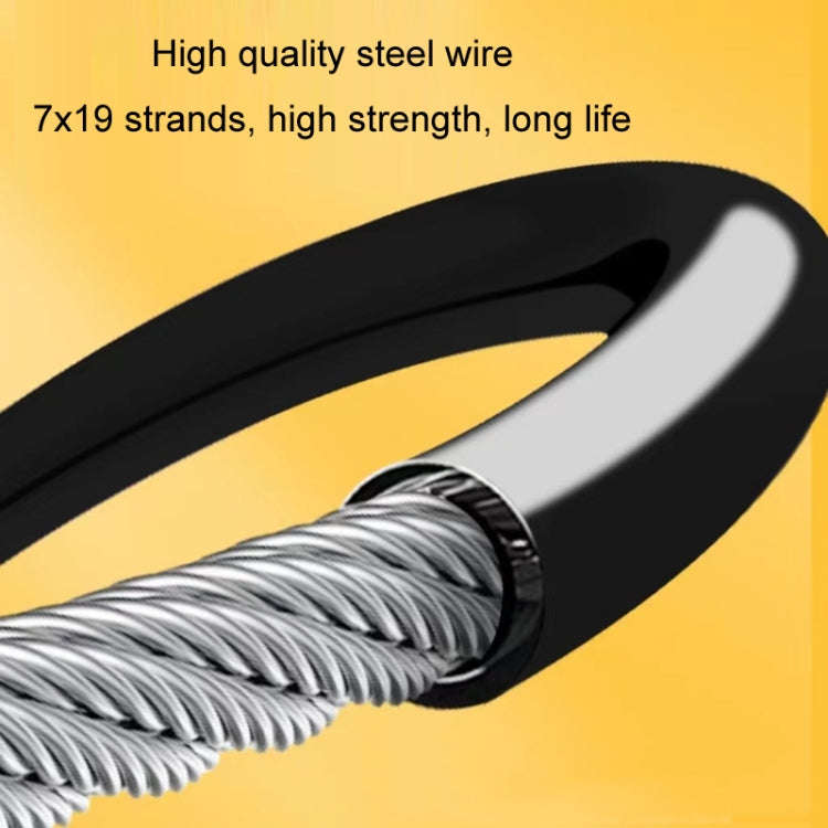 Fitness Equipment Accessories Wire Rope, 5mmx2m Adjustable, 5mmx2m Fixed, 5mmx2.5m Adjustable, 5m...