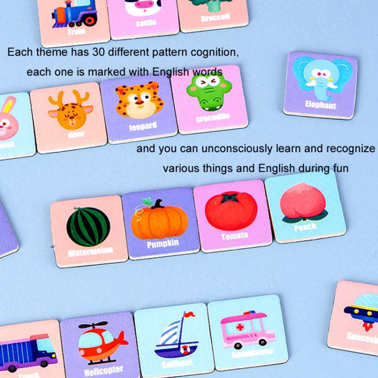 Children Wooden Fun Magnetic Puzzle Parent-child Interactive Desktop Game