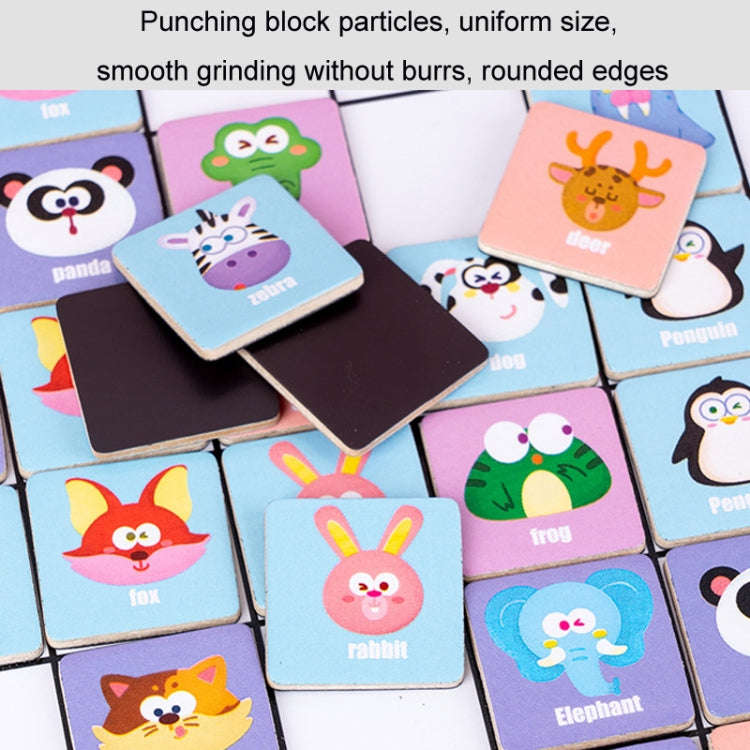 Children Wooden Fun Magnetic Puzzle Parent-child Interactive Desktop Game
