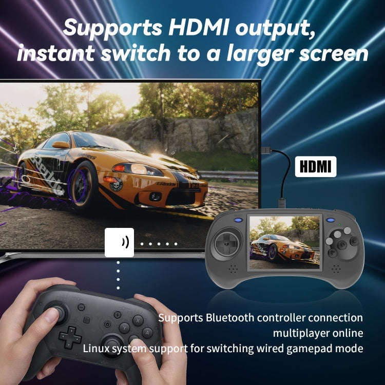 ANBERNIC RG ARC-D Handheld Game Console 4-Inch IPS Screen Linux / Android 11 System Portable Vide...