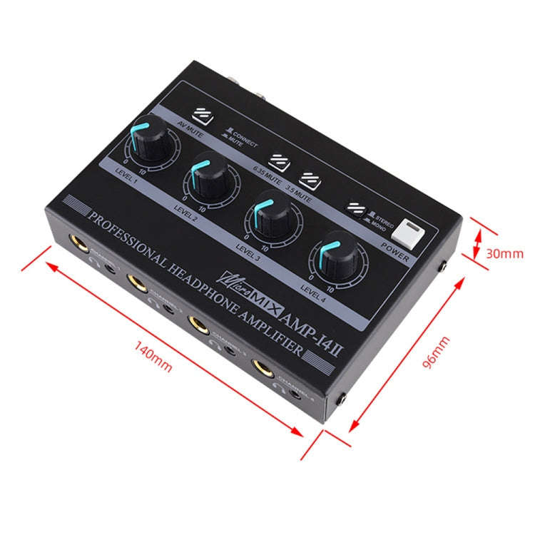 Mini HIFI 8-channel Monitoring Portable Headphone Amplifier Distributor