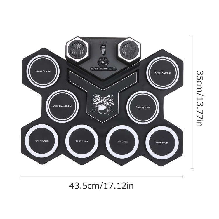 G6008 Desktop Drums With Sound Lithium Portable Drum Set Bluetooth Kids Practice Drum
