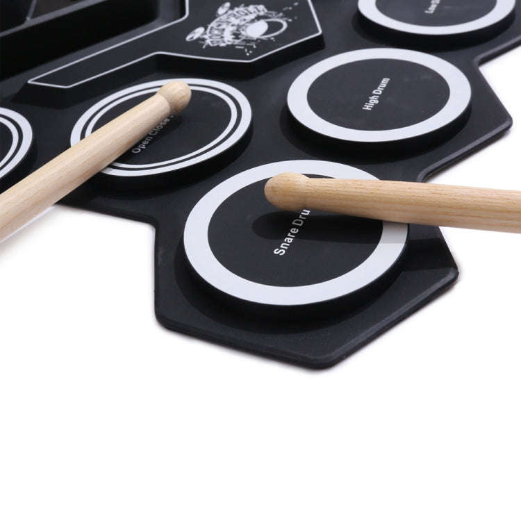 G6008 Desktop Drums With Sound Lithium Portable Drum Set Bluetooth Kids Practice Drum