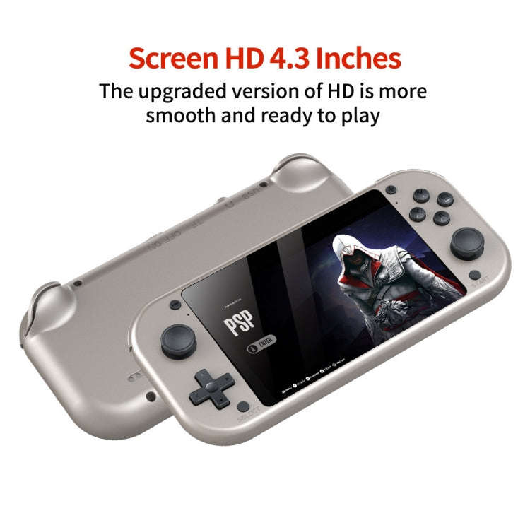 HD 4.3 inch High Brush Display Screen Retro PSP Remote Sensing Home Game Console, M17 64GB, M17 1...