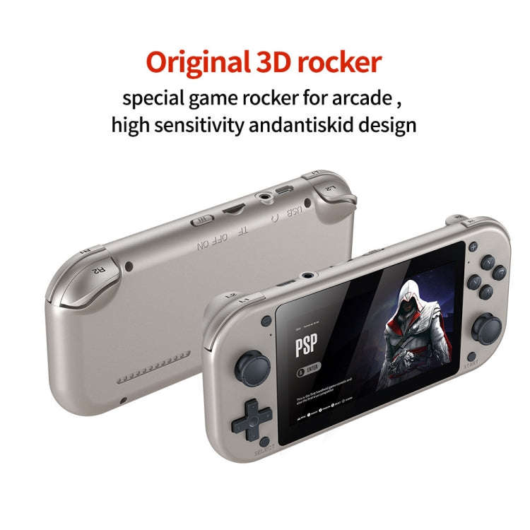 HD 4.3 inch High Brush Display Screen Retro PSP Remote Sensing Home Game Console, M17 64GB, M17 1...