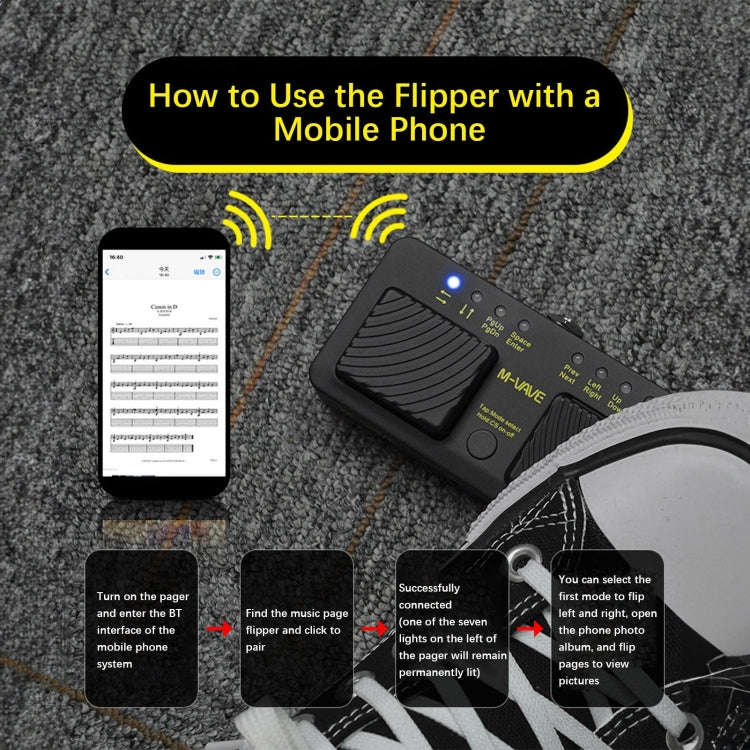 M-VAVE CUBE TURNER PRO Electric Guitar Effect Loop Bluetooth Spectrometer Controller, CUBE TURNER...