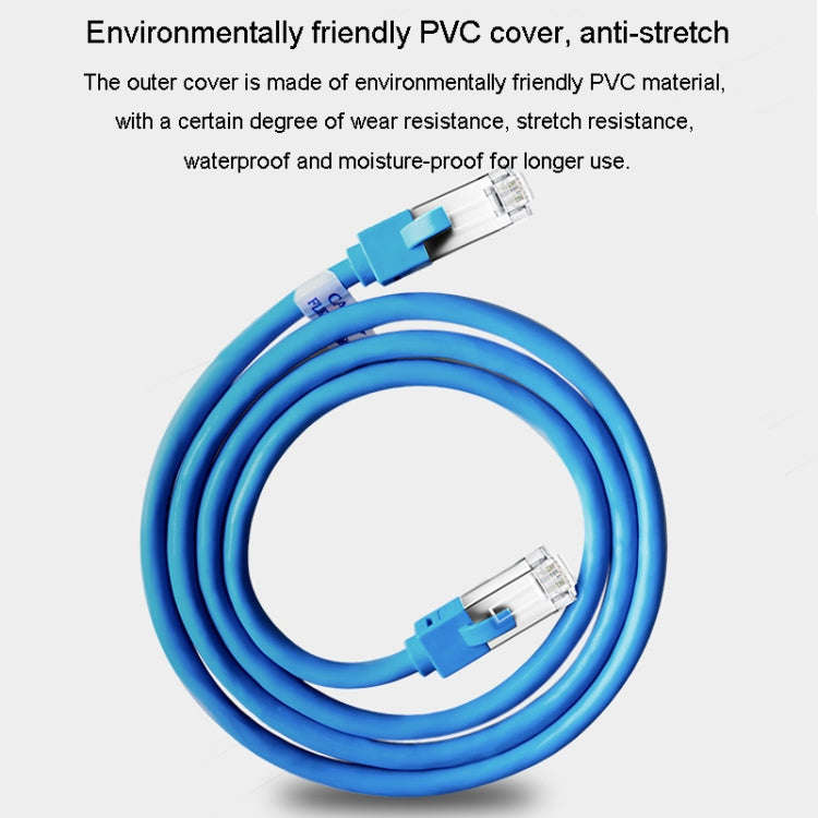JINGHUA Category 6 Gigabit Double Shielded Router Computer Project All Copper Network Cable, 1M, ...
