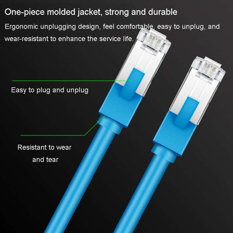 JINGHUA Category 6 Gigabit Double Shielded Router Computer Project All Copper Network Cable, 1M, ...