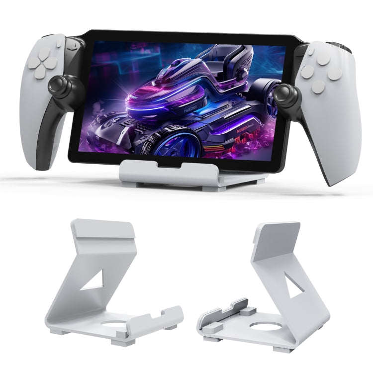 JYS Game Console Desktop Stand For PS Portal / Steam Deck / ROG Ally / Switch / Mobile Phones, Bl...
