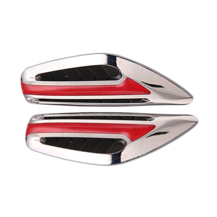 2pcs Car Fender Blade Dynamic Side Marker Lights 12V LED High Bright Daytime Running Lights, Red,...