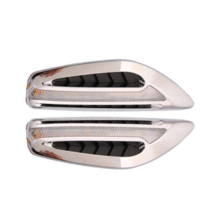 2pcs Car Fender Blade Dynamic Side Marker Lights 12V LED High Bright Daytime Running Lights, Red,...