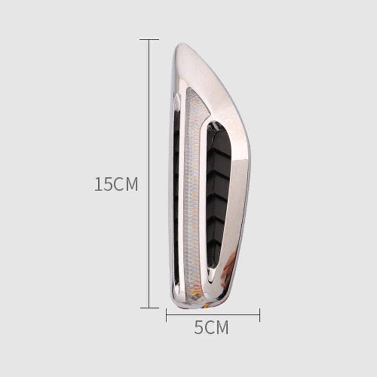 2pcs Car Fender Blade Dynamic Side Marker Lights 12V LED High Bright Daytime Running Lights, Red,...