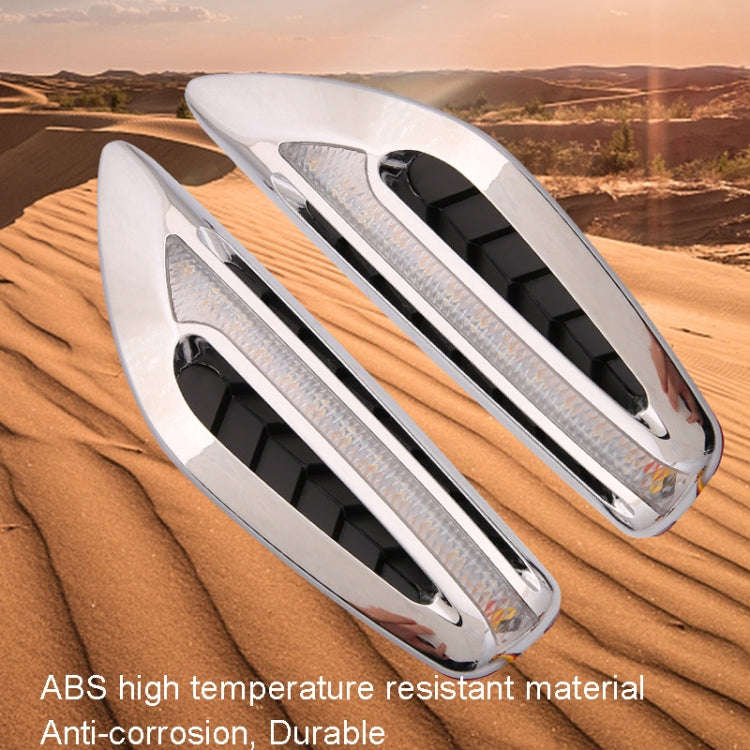 2pcs Car Fender Blade Dynamic Side Marker Lights 12V LED High Bright Daytime Running Lights, Red,...
