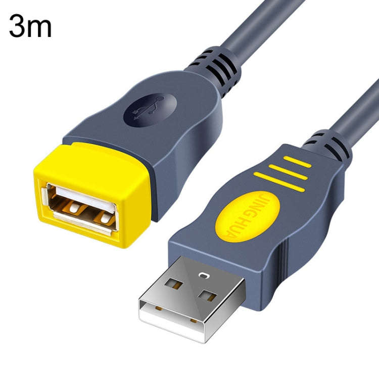 JINGHUA U111 USB 2.0 Data Extension Cable Computer Audio/Video Adapter Cord, 1.5m, 3m, 5m, 10m