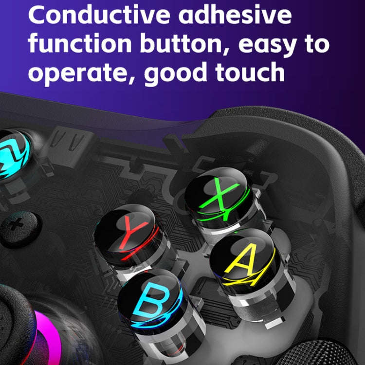 Z01 Wireless Gaming Vortex Dual Hall Body Grip For Switch / PS3 / PS4 / Adroid / IOS, White, blac...