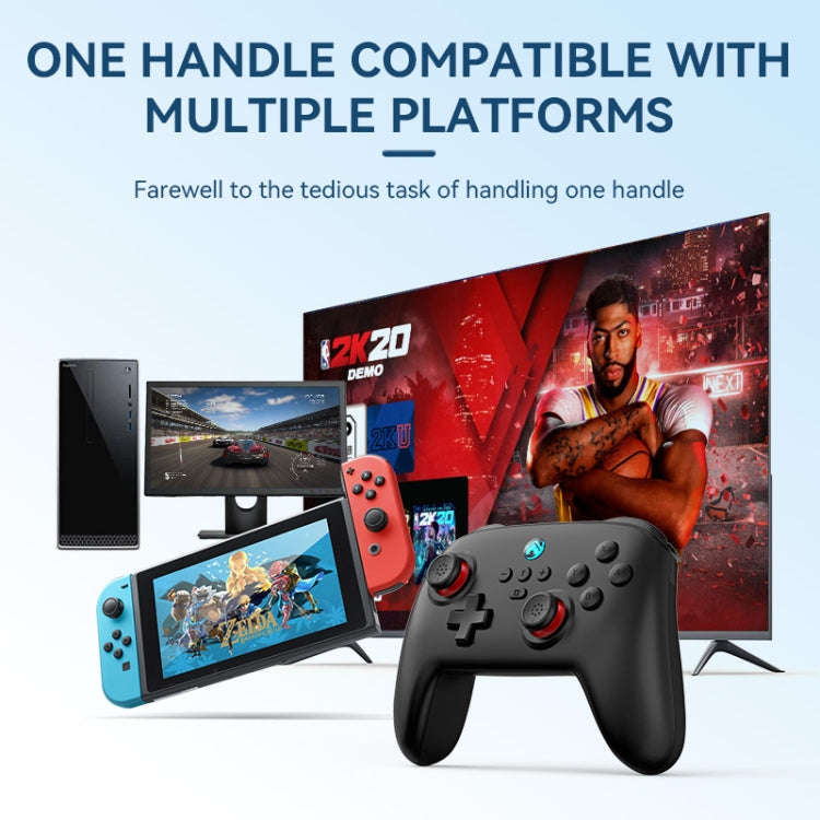 Wireless Bluetooth Gamepad With Wakeup Vibration Body Gamepad For Switch / Android / Apple / PC, ...