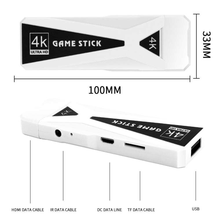 GT68 3D Box Portable Game Console For PSP TV Stick Retro Wireless Gamepad, Small Packaging, 64G, ...