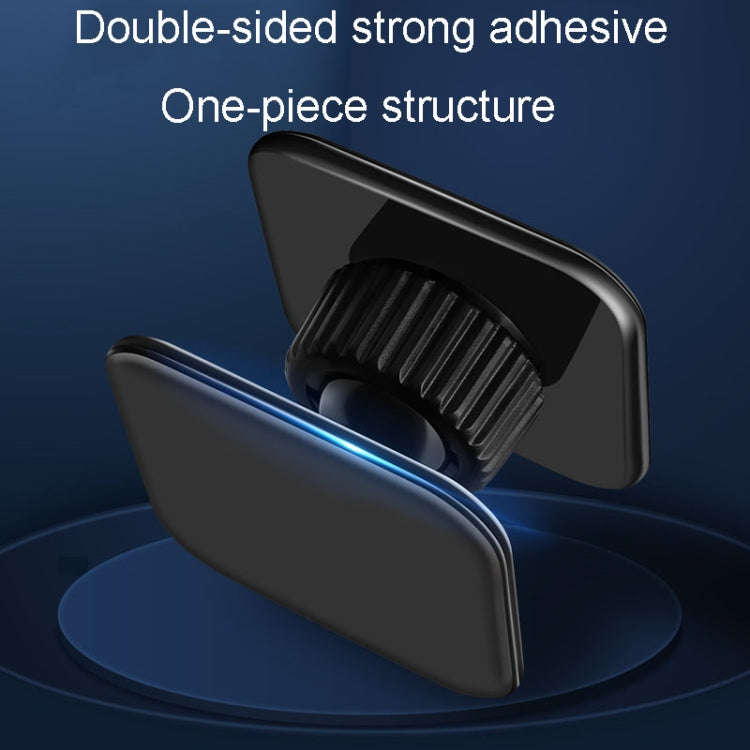 Multifunctional Sticky Car Navigation Holder Automobile Cell Phone Support Bracket, Square Black