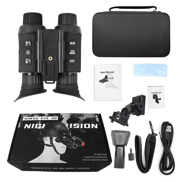 Adjustable Pupil Distance Headset Night Vision Device 3D HD Digital Binoculars Outdoor Infrared N...