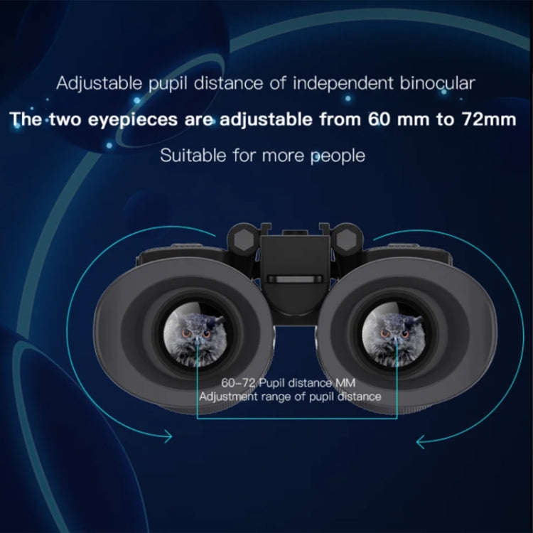 Adjustable Pupil Distance Headset Night Vision Device 3D HD Digital Binoculars Outdoor Infrared N...
