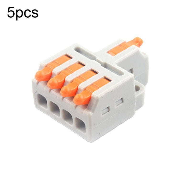 5pcs Push Type Mini Wire Connection Splitter Quick Connect Terminal Block, D1-2, D1-2T, D1-3, D1-...