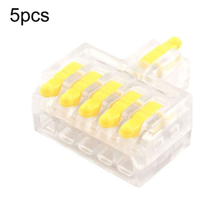 5pcs Push Type Mini Wire Connection Splitter Quick Connect Terminal Block, D1-2, D1-2T, D1-3, D1-...