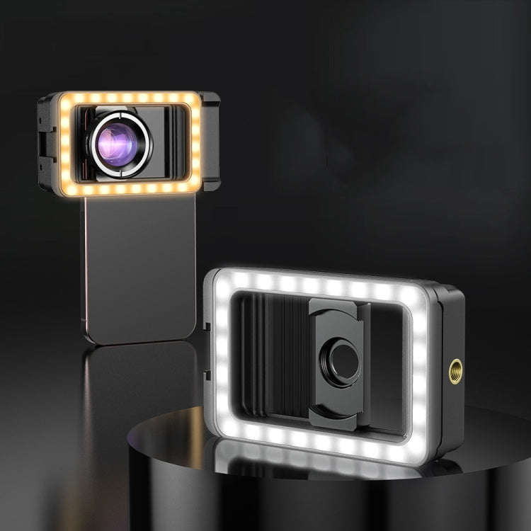 APEXEL  Multifunctional Fill Light Phone Clip With 1/4 Inch & M17 M37 Thread Tnterface, APL-FL.23