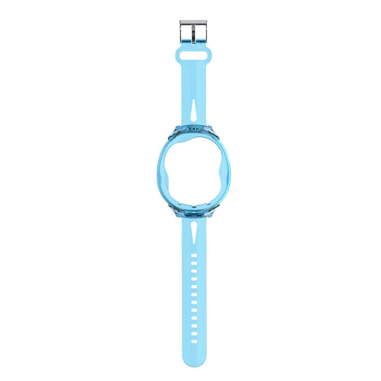 For Tamagotchi UNI (2023) Pet Game Machine Silicone Integrated Watch Strap Protective Case, Trans...