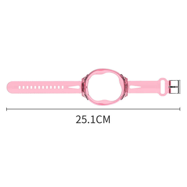 For Tamagotchi UNI (2023) Pet Game Machine Silicone Integrated Watch Strap Protective Case, Trans...