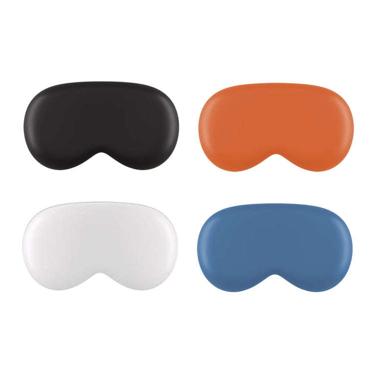 For Apple Vision Pro Silicone Protective Case VR Headset Cover, Black, Blue