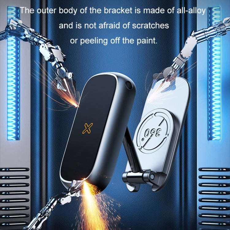 Car Adhesive Folding Magnetic Mobile Phone Navigation Holder