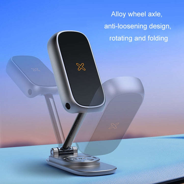 Car Adhesive Folding Magnetic Mobile Phone Navigation Holder