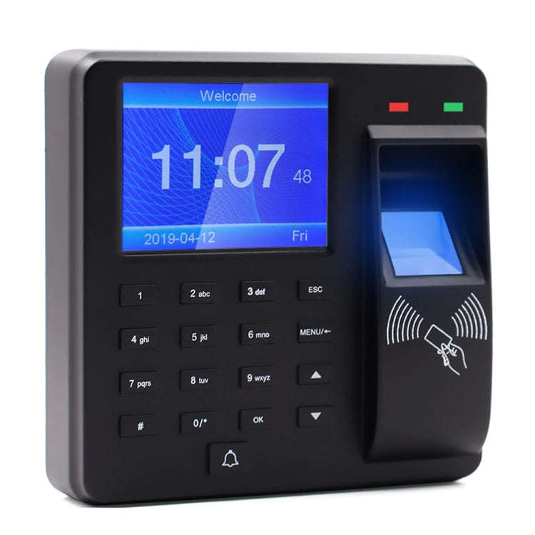 M10 Smart ID Card Recognition Fingerprint Access Control All-in-one Attendance Machine, English V...
