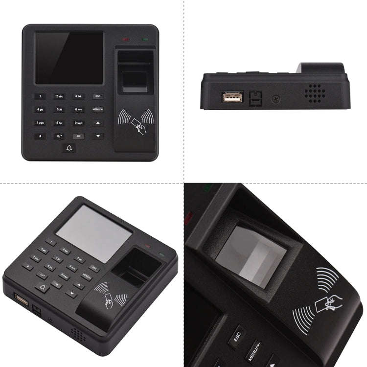 M10 Smart ID Card Recognition Fingerprint Access Control All-in-one Attendance Machine, English V...