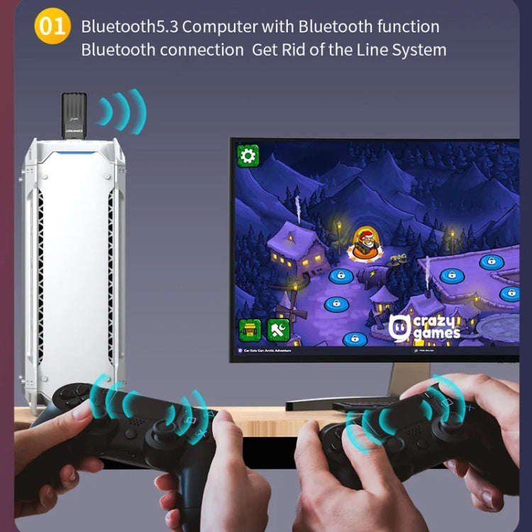 COMFAST CF-943AX WiFi6 USB Adapter AX900 Bluetooth 5.3 2.4G / 5.8G Wireless Network Card, CF-943AX