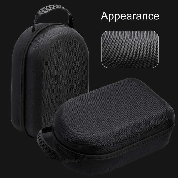 For Apple Vision Pro Storage Bag VR Headwear EVA Portable Hard Case, EVA+Cloth Pattern