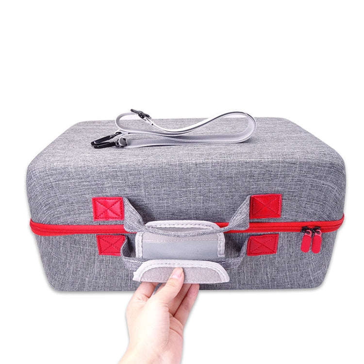 For PS5 Slim Game Console EVA Storage Bag Handbag Carrying Case, 1900 Black, 1900 Gray